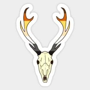 Bear Pride Deer Skull Sticker